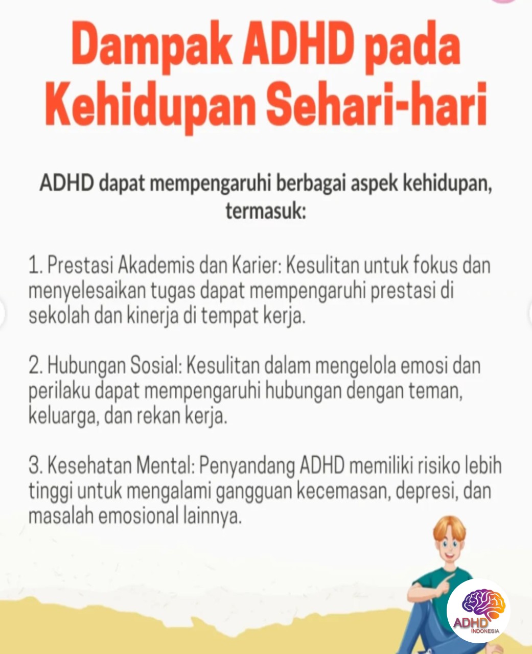 ADHD dan Hubungan Sosial Anak di Lingkungan Sekolah di Kabupaten Gresik