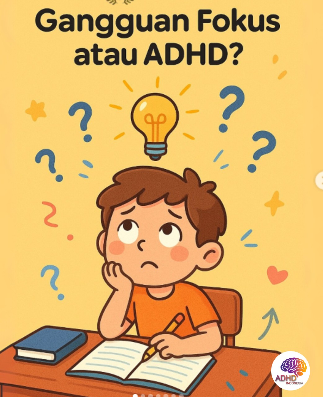 ADHD dan Kesulitan Fokus Anak: Edukasi untuk Keluarga di Kabupaten Gresik
