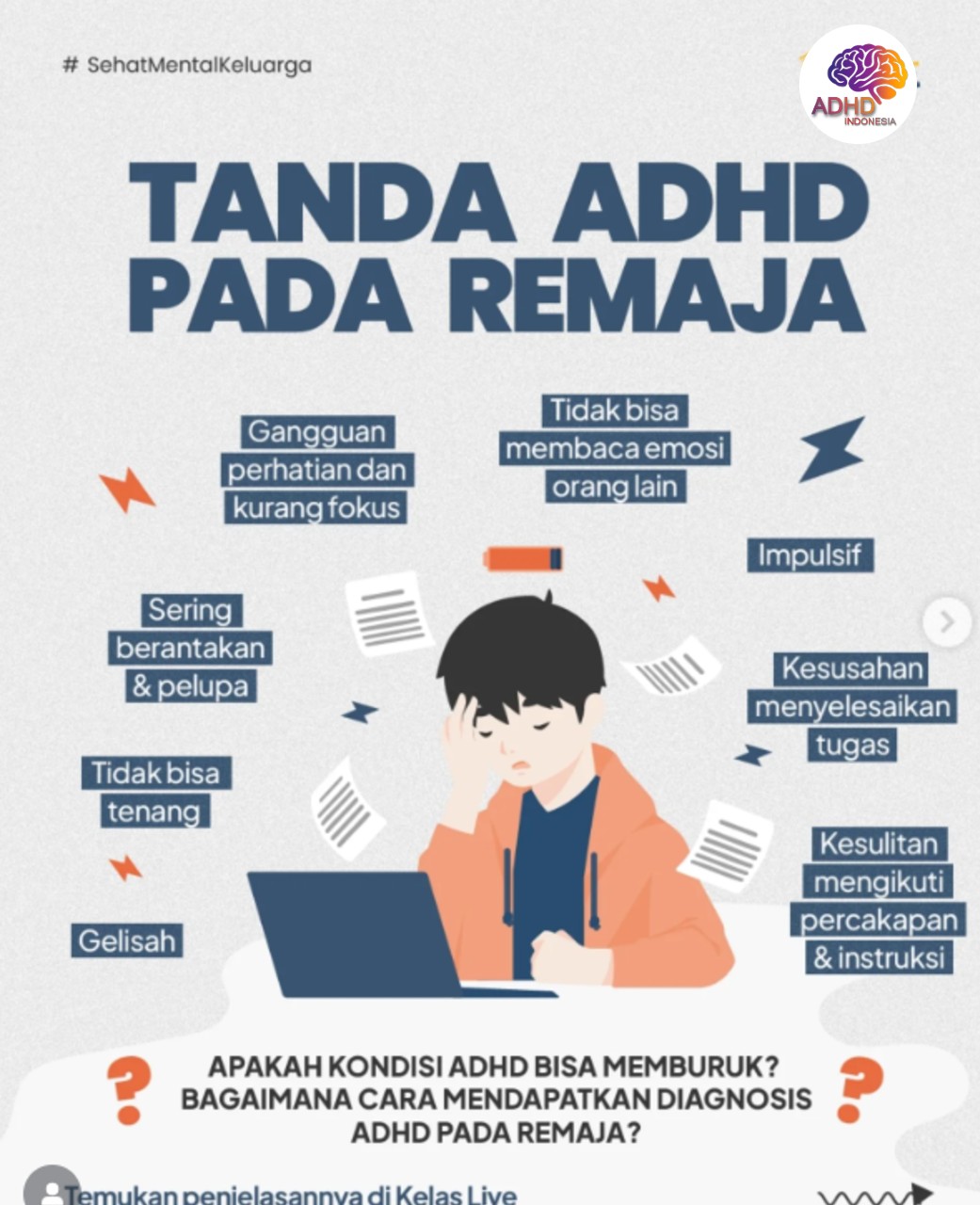 Screening ADHD Non-Diagnostik: Edukasi Awal bagi Orang Tua di Kabupaten Gresik
