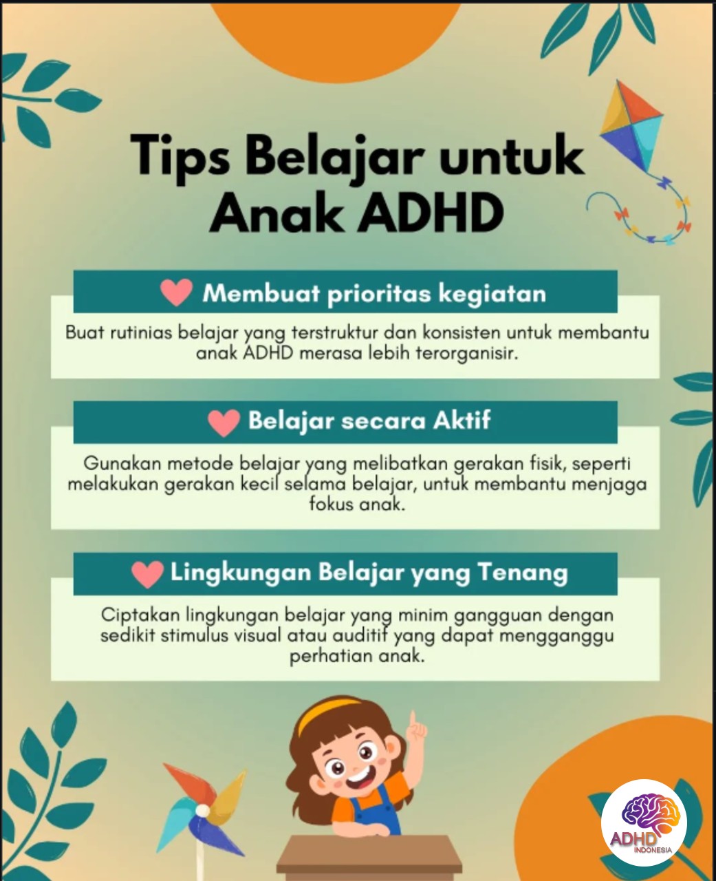 Strategi Belajar yang Cocok untuk Anak ADHD di Kabupaten Gresik